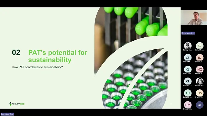 PHARMECO - Webinar 7 - The dual role of PAT in continuous biomanufacturing