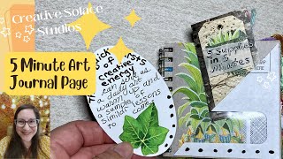5 Minute Art Journal✨Quick art journal pocket✨