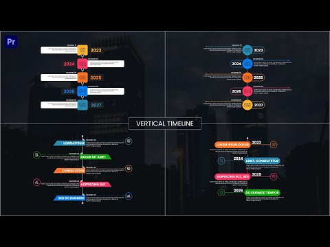Vertical Timeline | Premiere Pro, a Templates & Theme by Gatamotion (Thumbnail 1 of 2)