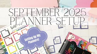 September 2025 Planner Setup | Setting Up My Planner for the Month | Catchall & Social Media Planner