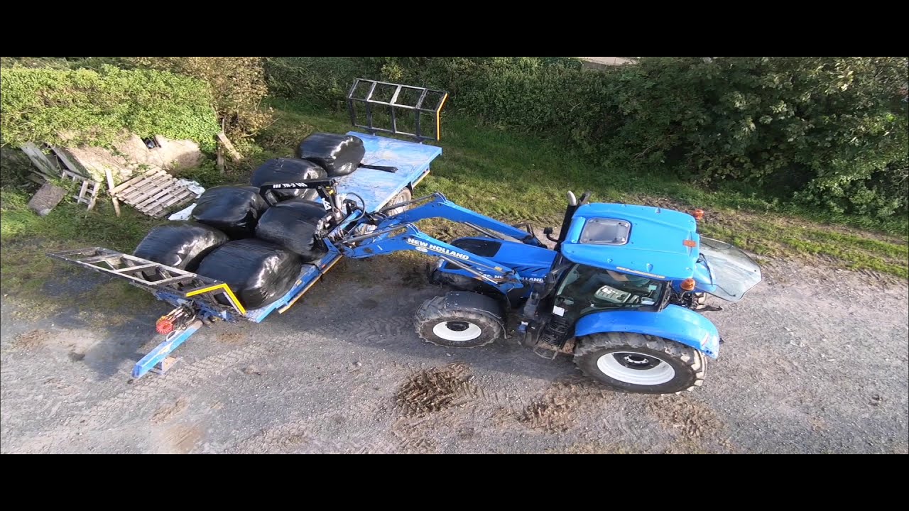 Moving Stacked Bales
