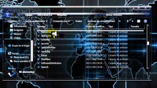 tema neon black para windows 7 screenshot 4