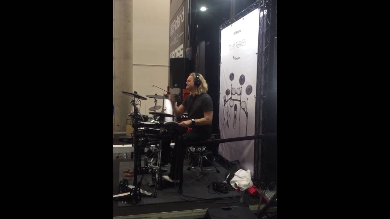New Update Dirk Brand Crazy Drums Roland Booth at Frankfurt MusikMesse 2016