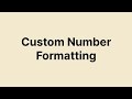 Millions, Lakhs &amp; Thousands : Custom Number Formatting | Gauri Shankar Gupta | #3 | #excel #tally 