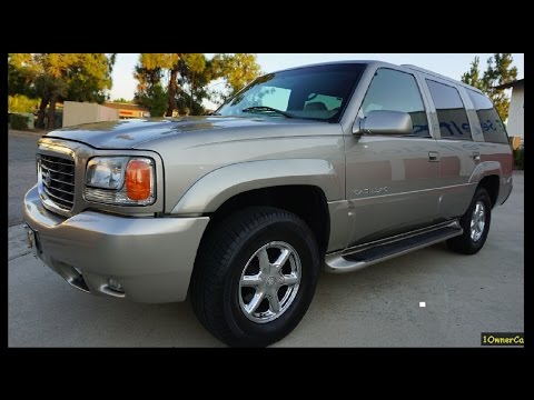 2000 Cadillac Escalade GM SUV रिव्यू युकोन ताहो वीडियो एक्सटीरियर