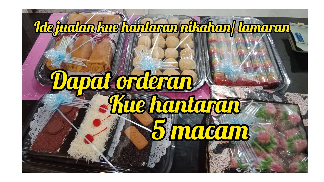 Dapat orderan 5 nampan kue hantaran