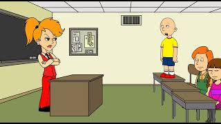 Caillou speaks gibberish in class