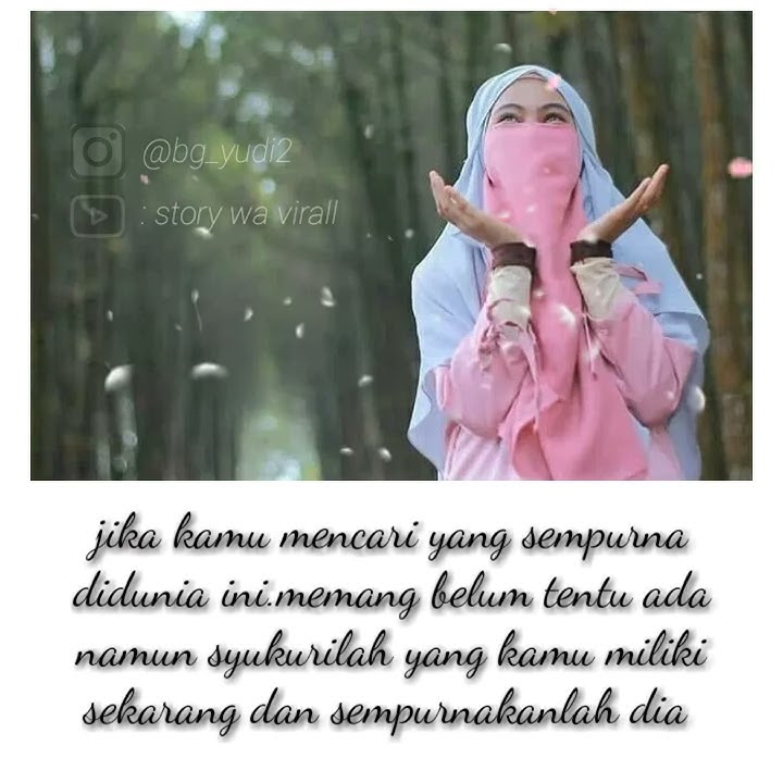 Story wa 30 detik muslimah terbaru 2019 | jika kamu mencari yang sempurna