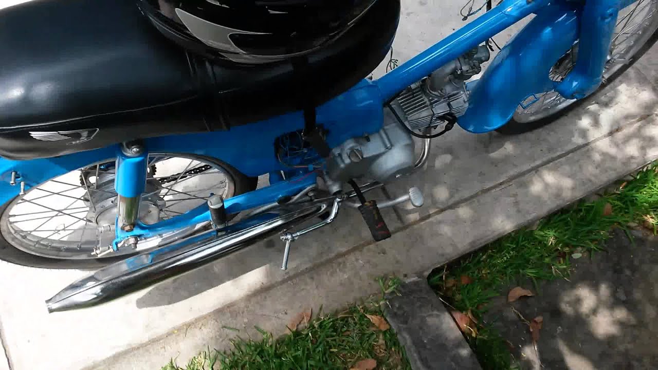 honda c50 cub first start - YouTube