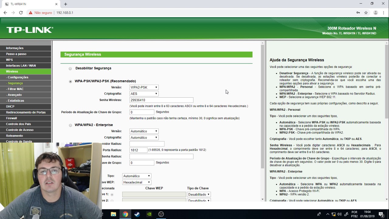 COMO CONFIGURAR ROTEADOR TP LINK WIRELESS 2019 YouTube