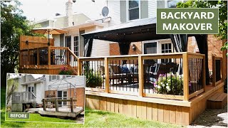 DIY Backyard Makeover (Complete Deck Transformation)