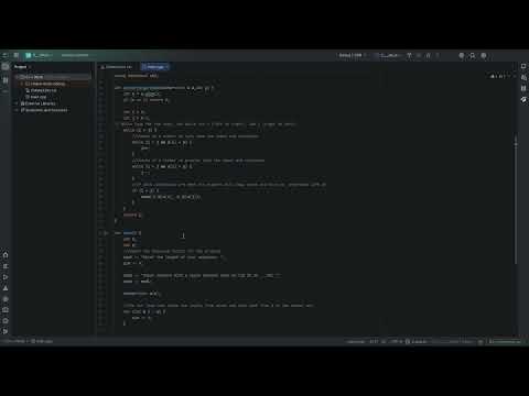 Programming Assignment 1 - Video Presentation