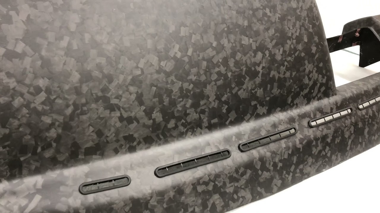 Mk1 Golf Dash in Matte Forged Carbon Fibre.