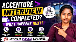 🔥Accenture Interview Completed How to Know If You're Selected or Rejected | Complete Hiring Process