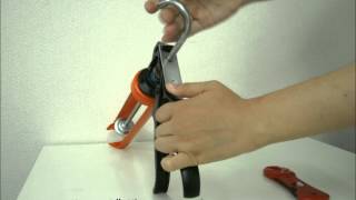 コーキングガンの使用方法とシーリング材の開封方法 How to use caulking gun and open sealant by Sharp Chemical