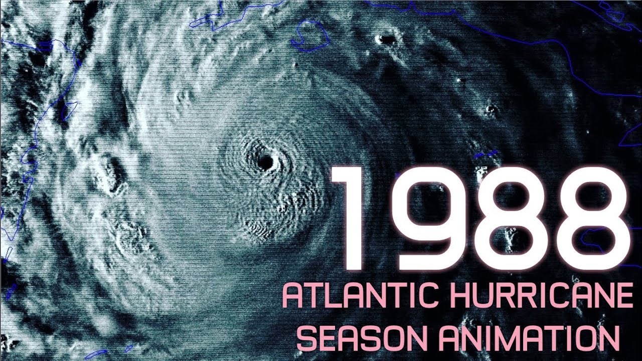 1988 Atlantic Hurricane Season Animation
