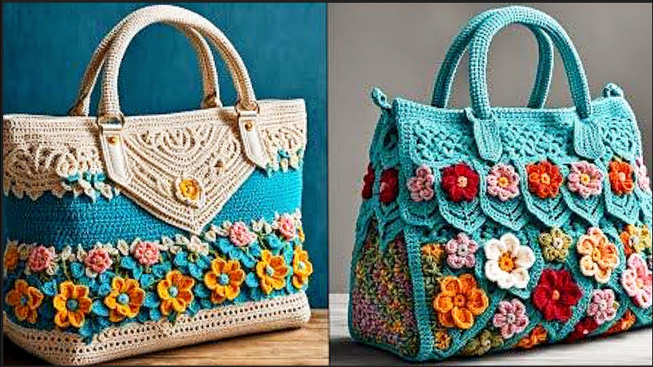 Elegant Crochet Bag design 🧶 | Easy & Modern Handmade crochet Bag for Beginners