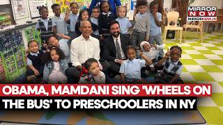 Barack Obama, New York Mayor Zohran Mamdani Sing Wheels On The Bus To Preschoolers In Bronx