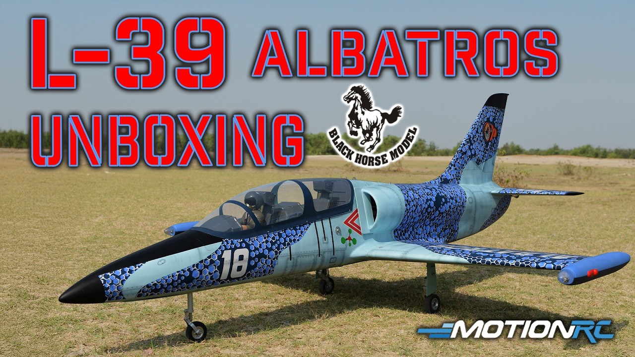 Black Horse L-39 Albatros 120N Turbine 1890mm  Wingspan - ARF Unboxing | Motion RC