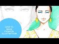 How to DRAW a fashion illustration