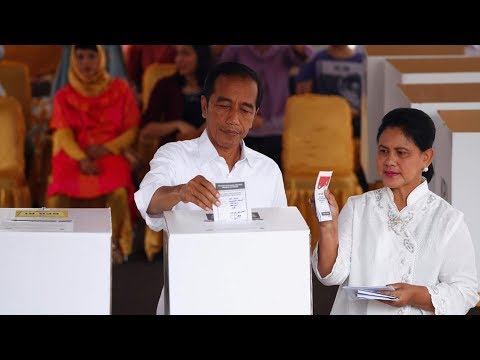 Indonesian President Joko Widodo declares victory in presidential race