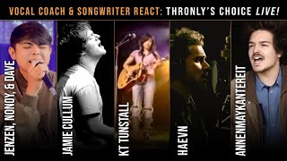 Thronly's Choice Reactions to Jenzen Nonoy &amp; Dave, Jamie Cullum, KT Tunstall, Haevn, &amp; AMK! | Ep 15