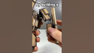 How I Made My Custom Cardboard Lofty Mech For Stop Motion Animation