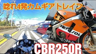 CBR250Rハリケーン レプソル MC19 試乗 唸る4発カムギアトレイン - YouTube CBR250Rハリケーン レプソル MC19 試乗 唸る4発カムギアトレイン - YouTube