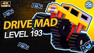 Poki Game — Drive Mad | How to beat level 193 🏆 Finish-Line Tricks screenshot 5