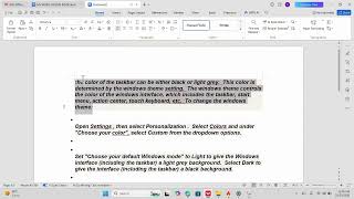 MS WORD IN FONT GROUP PART2