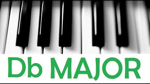 Db Major Scale & Chords [All Scales & Chords Tutorial #9]
