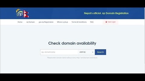How to register .com.np in Nepal? ( Latest Update 2017)