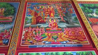 Buddha Storline in Khmer Pagoda, រូបគំនូរពុទ្ឋសាសនា ក្នុងវត្តថ្មី កំពង់ចាម