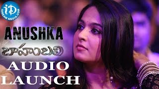 Anushka at Bahubali Audio Launch Event | Prabhas, Rana, Tamannaah | SS Rajamouli