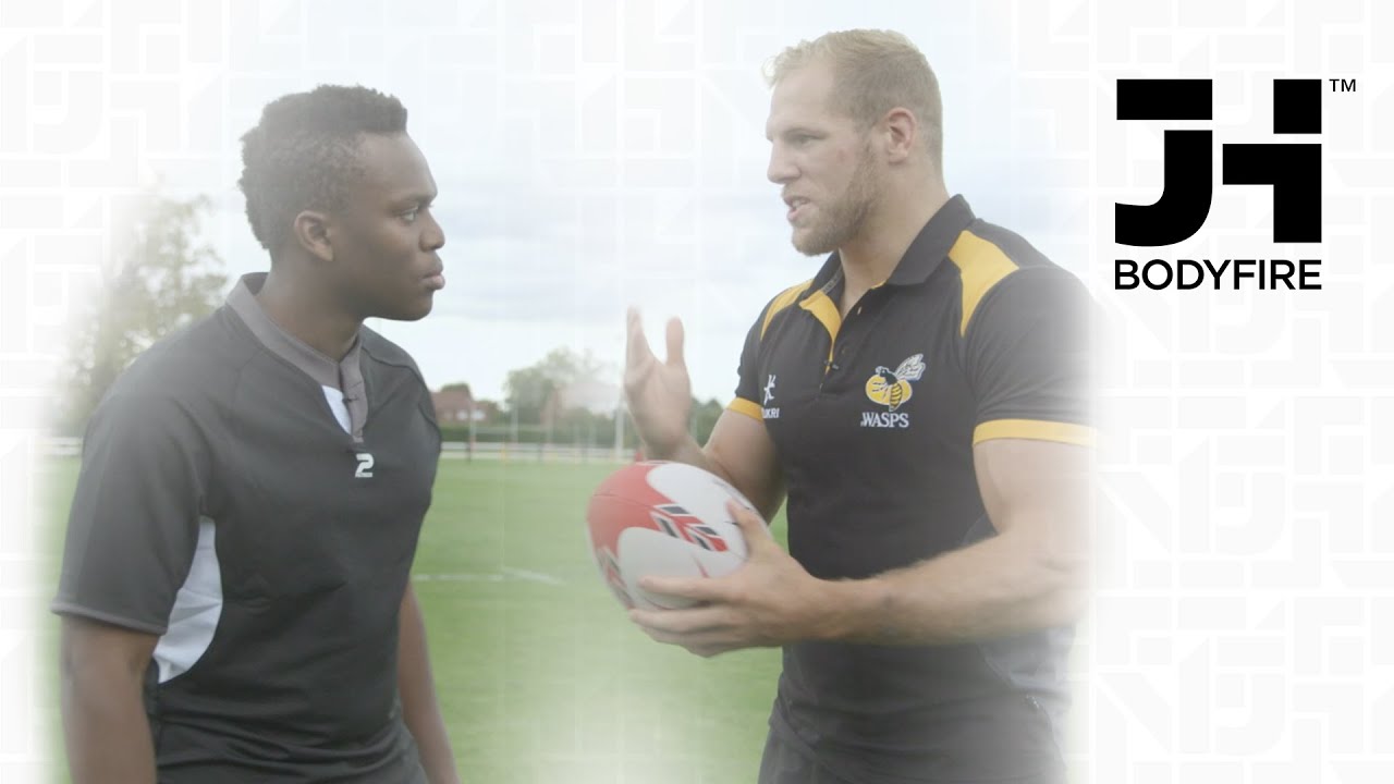 KSI Rugby Training with James Haskell - YouTube