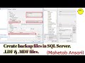 📢 Create Backup Database file in SQL Server | SQL Server .LDF & .MDF files | #sql #sqlserver 💎