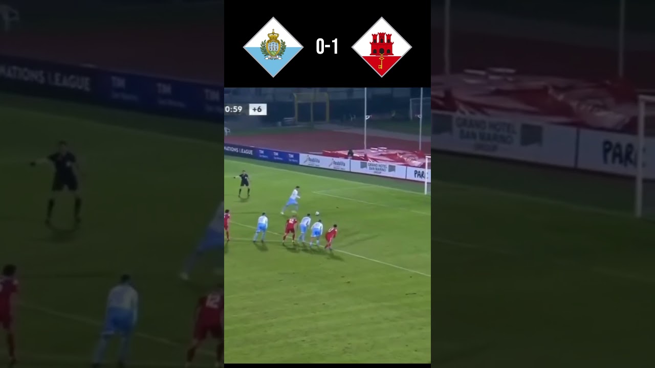 Nicola Nanni Goal vs Gibraltar (15/11/2024) 🇸🇲🇬🇮 | 2024/25 UEFA Nations League 