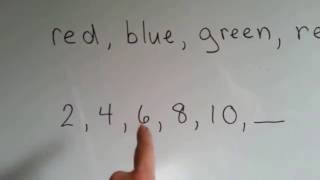 Grade 3 Math #1.1c, What is a number pattern