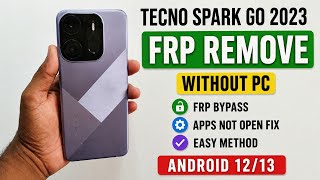 Tecno bf7 frp remove android 12 app not showing | Tecno Spark Go 2023 Frp Unlock Without PC 