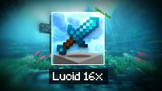 Lucid 16x Texture Pack MCPE 1.21  💥 God Level PvP Pack!