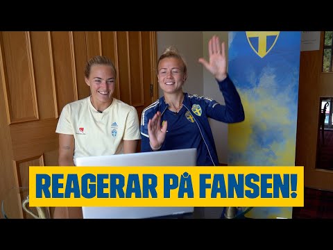 Eriksson och Glas reagerar på svenska fansen under EM!