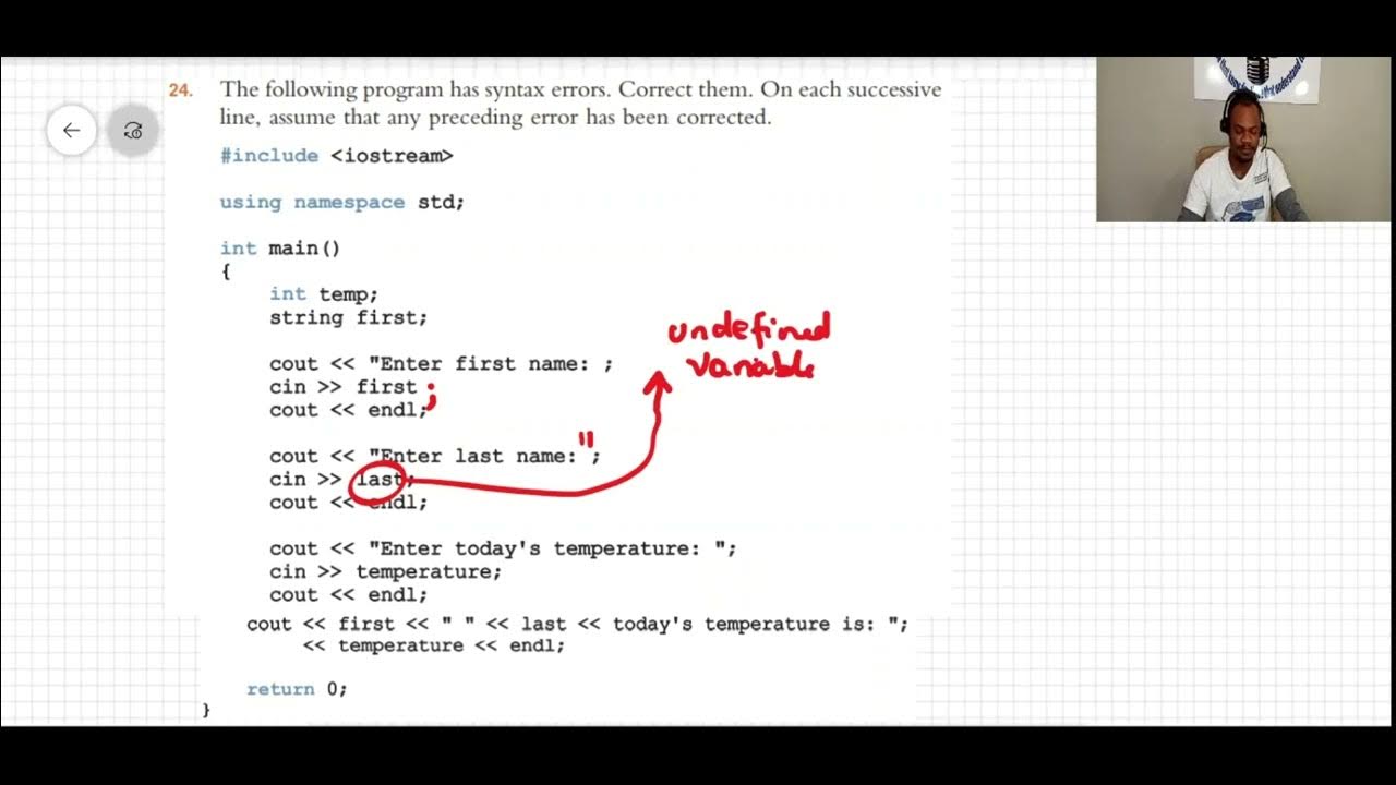 BASIC ELEMENTS OF C++ Exercises 2 Question 24.2 D S Malik C++ ...
