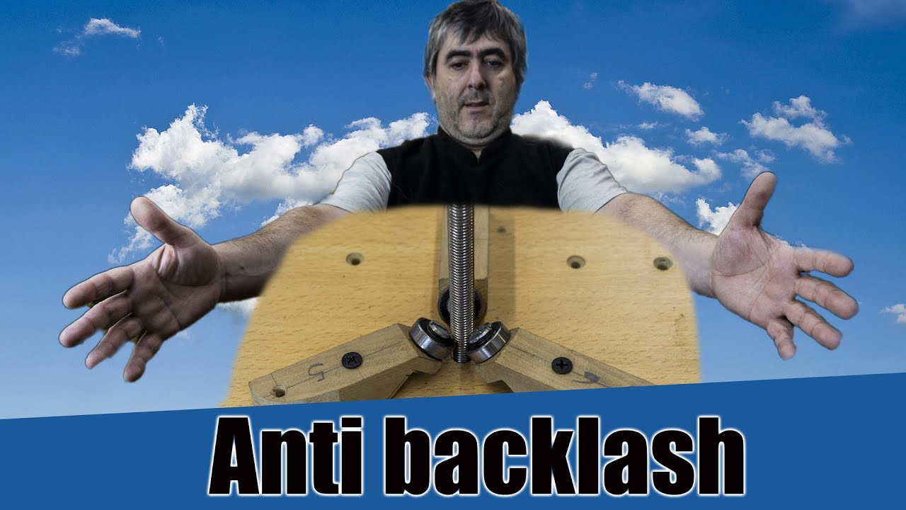 Husillo de bolas recirculantes 👉👉 Facil 😎😎 tuerca anti backlash 🤔🤔 cnc casero