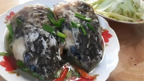 ĐẦU CÁ LÓC Kho Lạt chấm xoài bằm dân dã ngon miệng