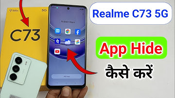 Realme c73 5g me app hide kaise kare / How to hide apps in Realme c73 5g