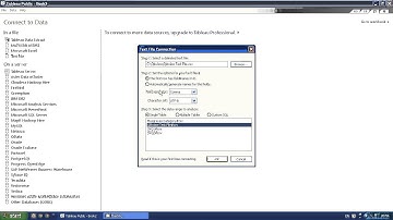 Tableau Connect to a Text File RFB 1