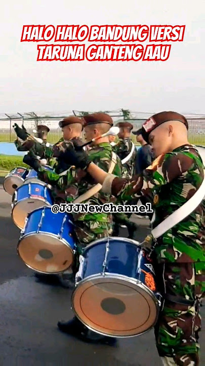 Halo Halo Bandung Versi Taruna Ganteng AAU #drumband #aau #gitadirgantara