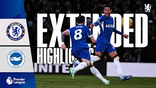 Chelsea 3-2 Brighton | Highlights - EXTENDED | Premier League 2023\/24