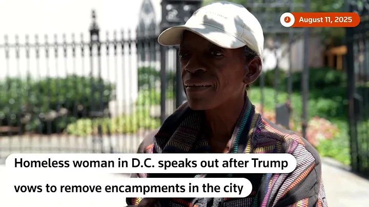 Homeless DC resident reacts to Trump's crackdown | REUTERS