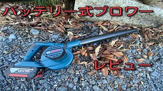 エンジン式より軽くて便利！電動ブロワー ボッシュ 18V バッテリーブロワ GBL18V-120H レビュー part41